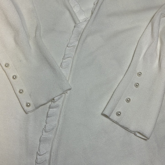 NWT Joseph A Ivory Women’s Cardigan Size L - Picture 11 of 15